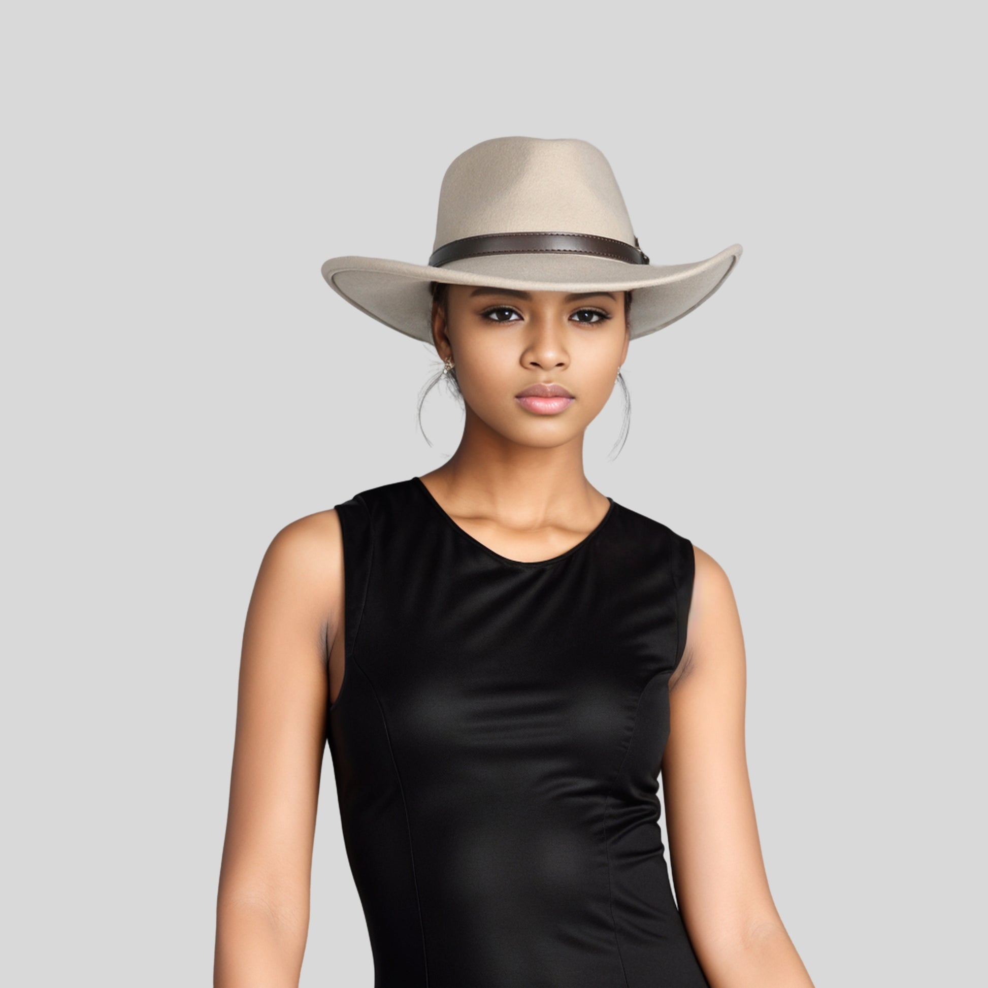100% Pure Wool Cowboy Hats for Men and Women - hatsXcaps