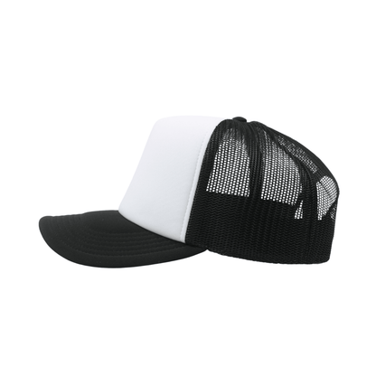 Unisex Half Mesh Foam Trucker Baseball Cap - hatsXcaps