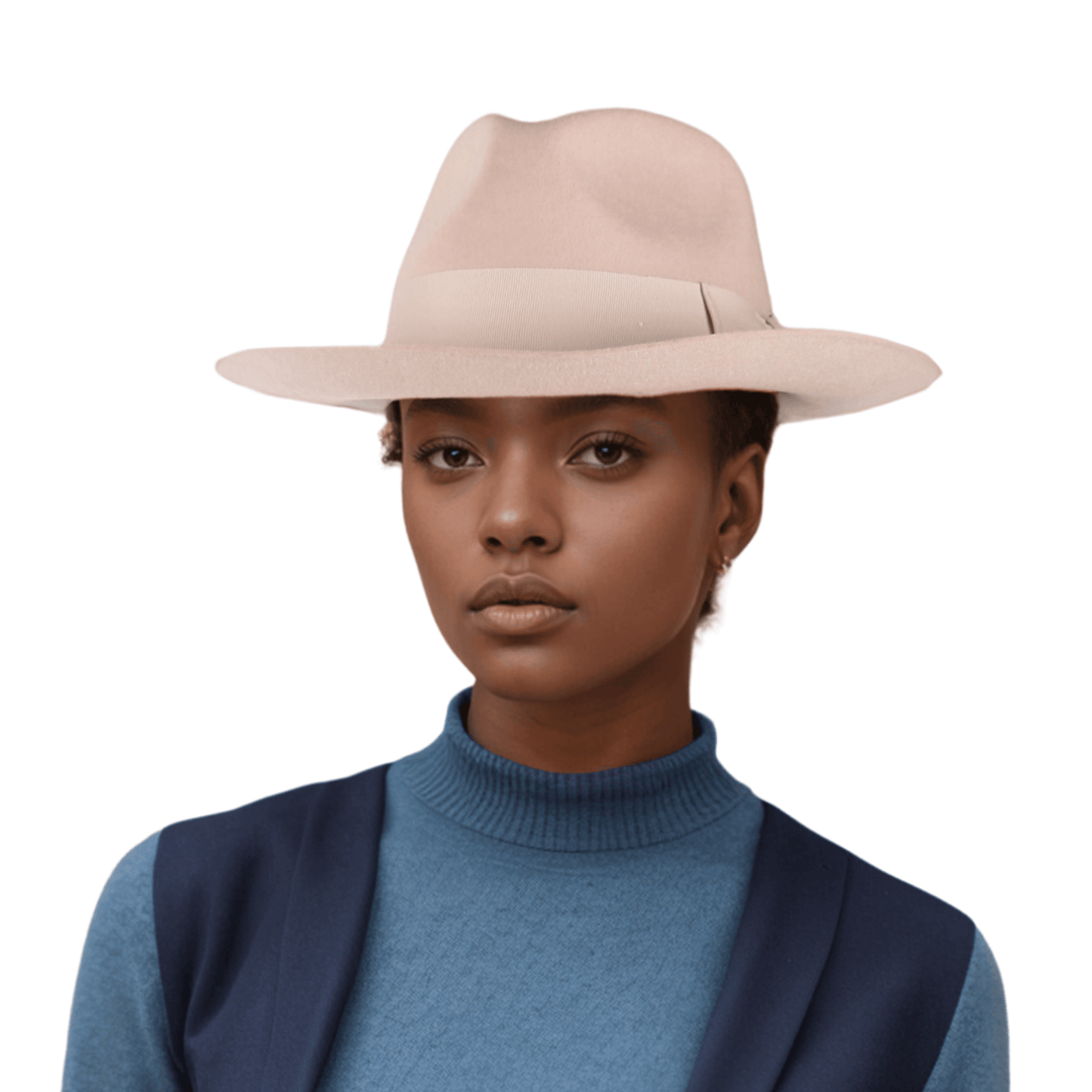 Handcrafted Wide Brim Trilby Fedora Hat for Men & Women - hatsXcaps