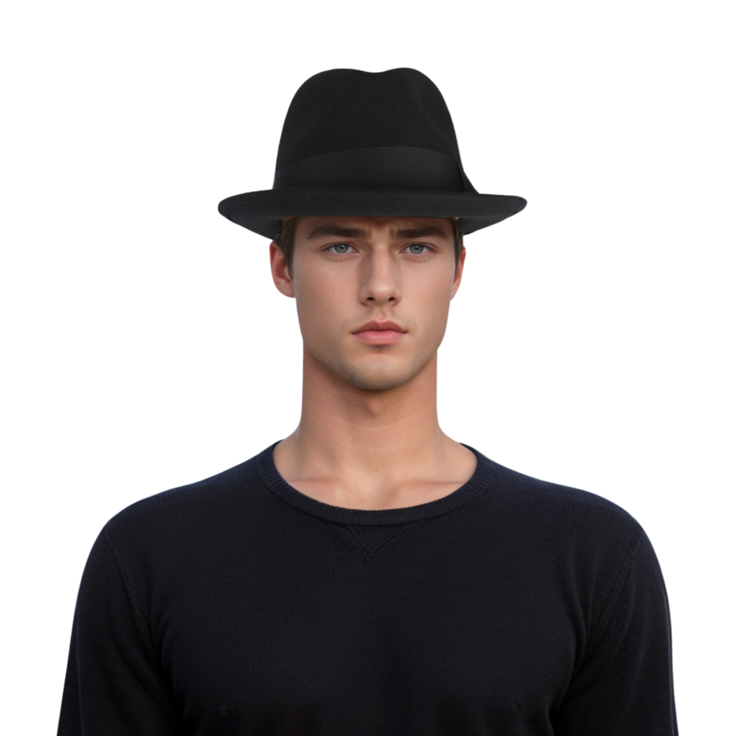 100% Wool Felt Felt Trilby Hat for Men & Women - hatsXcaps
