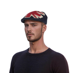 Classic United Kingdom Flag Flat Cap for Country Events - hatsXcaps