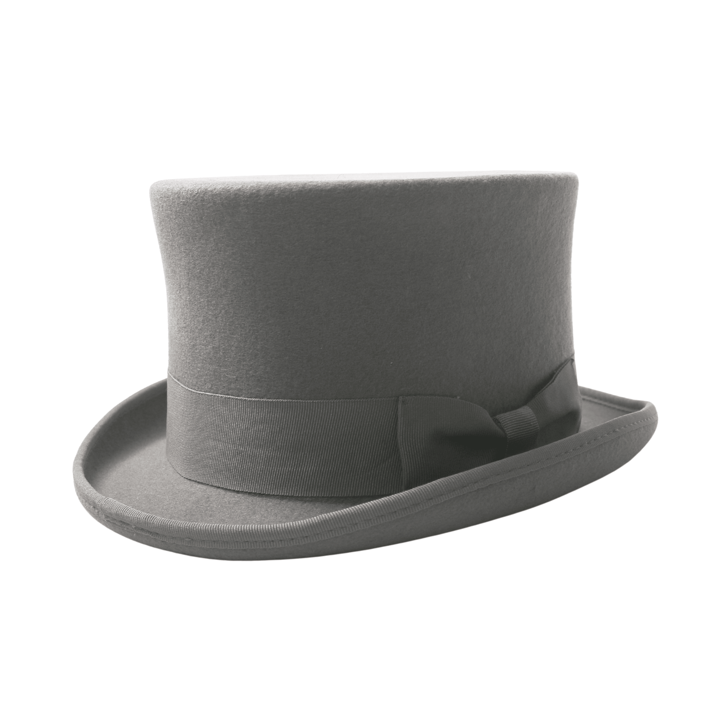 Wool felt Top Hats for Men Removable Feather High Crown - hatsXcaps