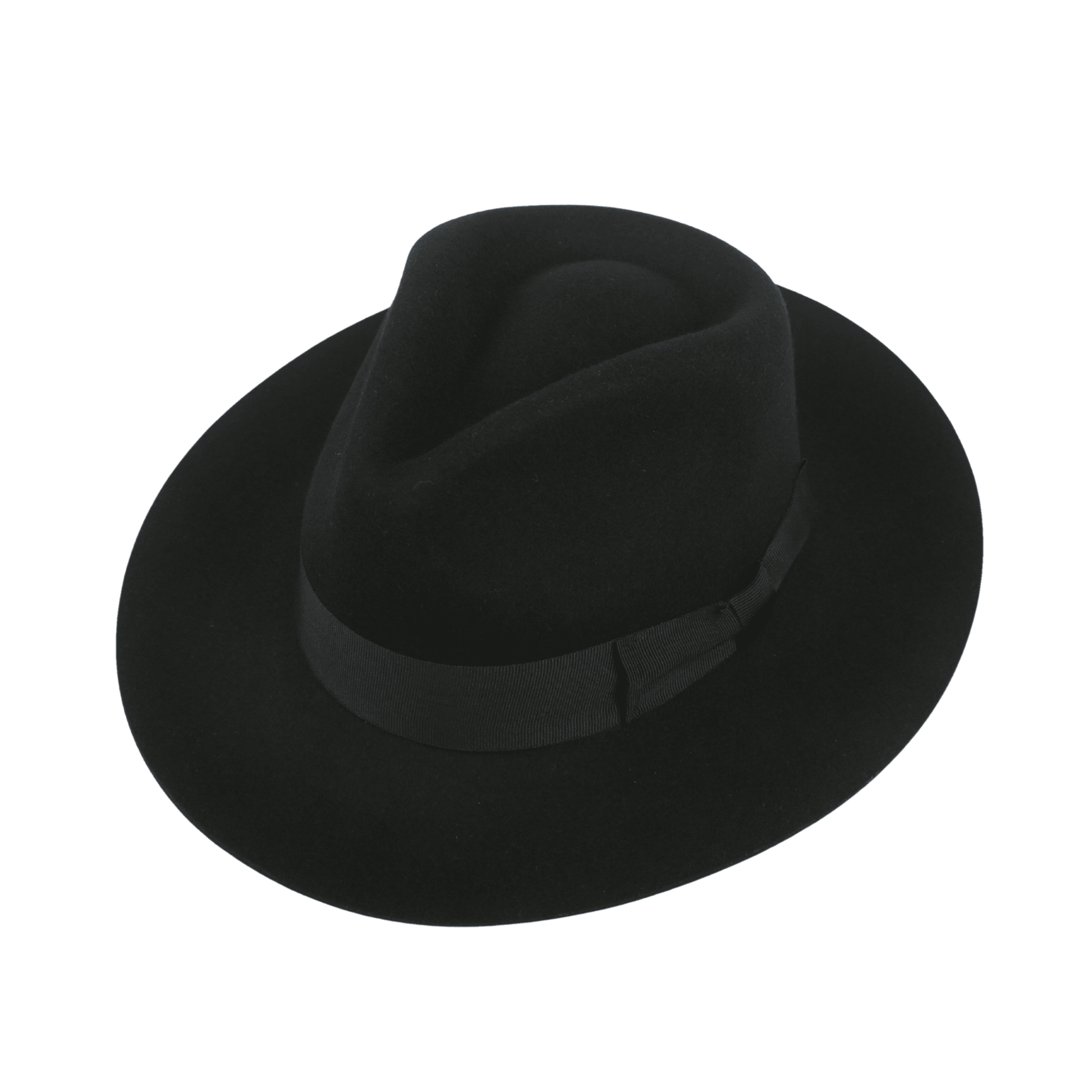 Handcrafted Wide Brim Trilby Fedora Hat for Men & Women - hatsXcaps