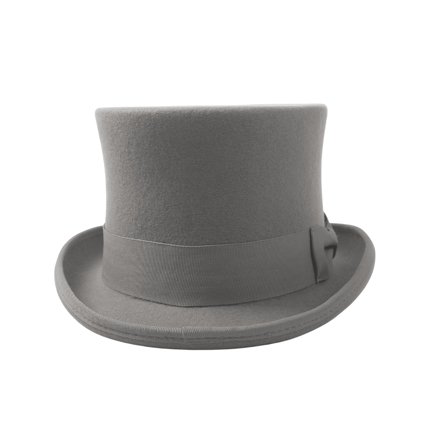 Wool felt Top Hats for Men Removable Feather High Crown - hatsXcaps