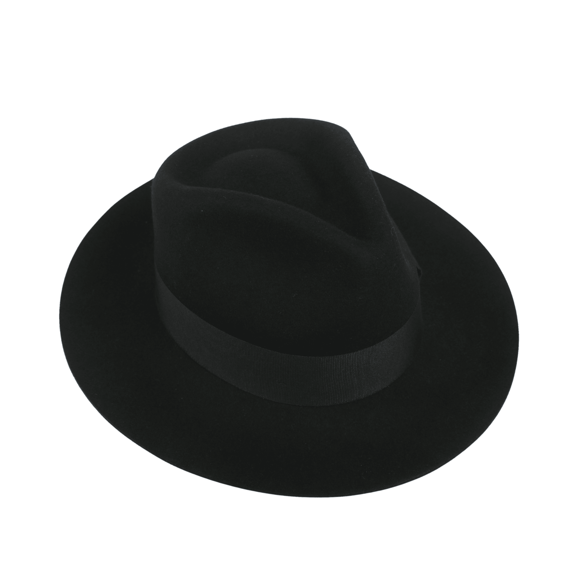Handcrafted Wide Brim Trilby Fedora Hat for Men & Women - hatsXcaps
