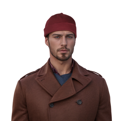 Adjustable Sailor Unisex Cotton Docker Brimless Hat - hatsXcaps