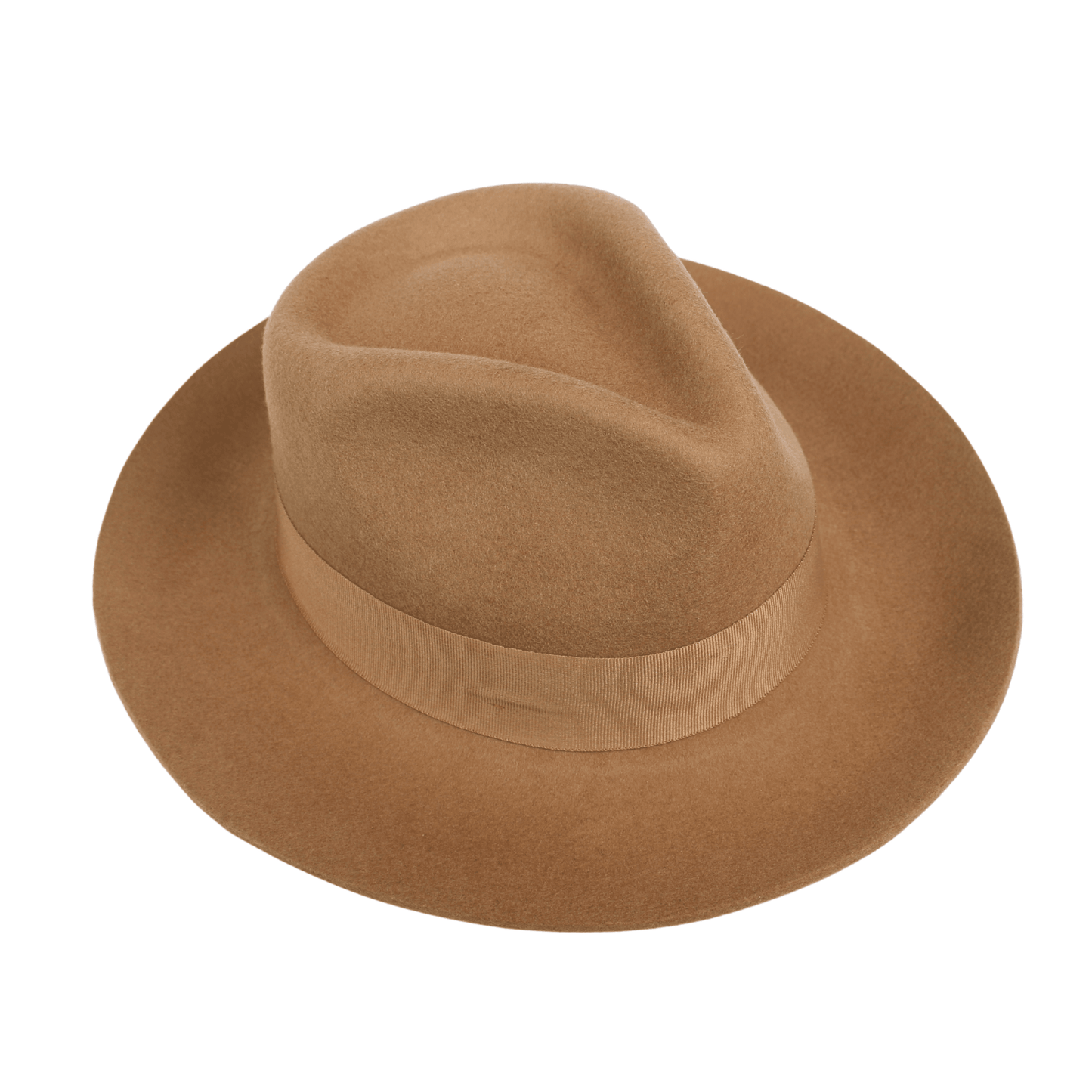 Handcrafted Wide Brim Trilby Fedora Hat for Men & Women - hatsXcaps