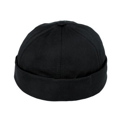 Adjustable Sailor Unisex Cotton Docker Brimless Hat - hatsXcaps