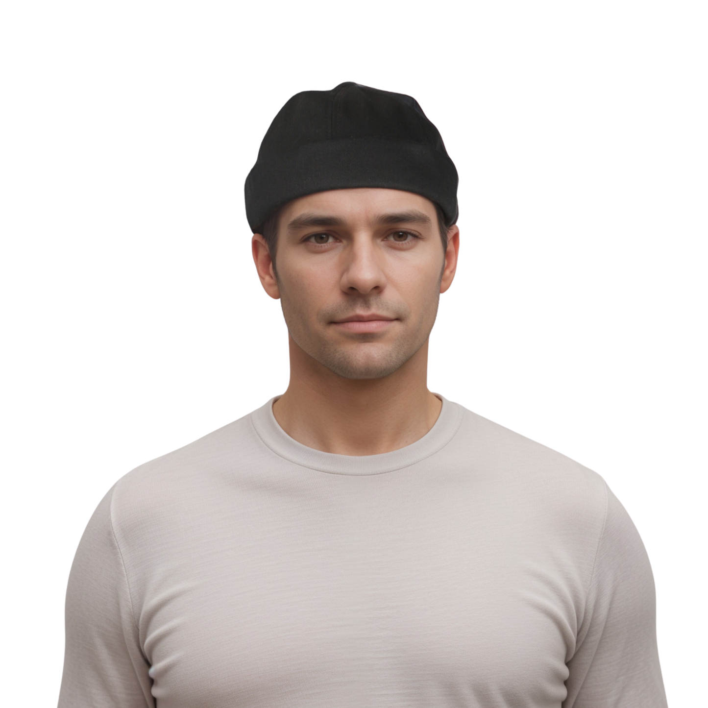 Adjustable Sailor Unisex Cotton Docker Brimless Hat - hatsXcaps