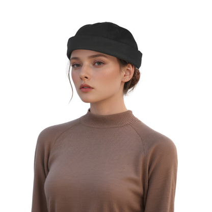 Adjustable Sailor Unisex Cotton Docker Brimless Hat - hatsXcaps