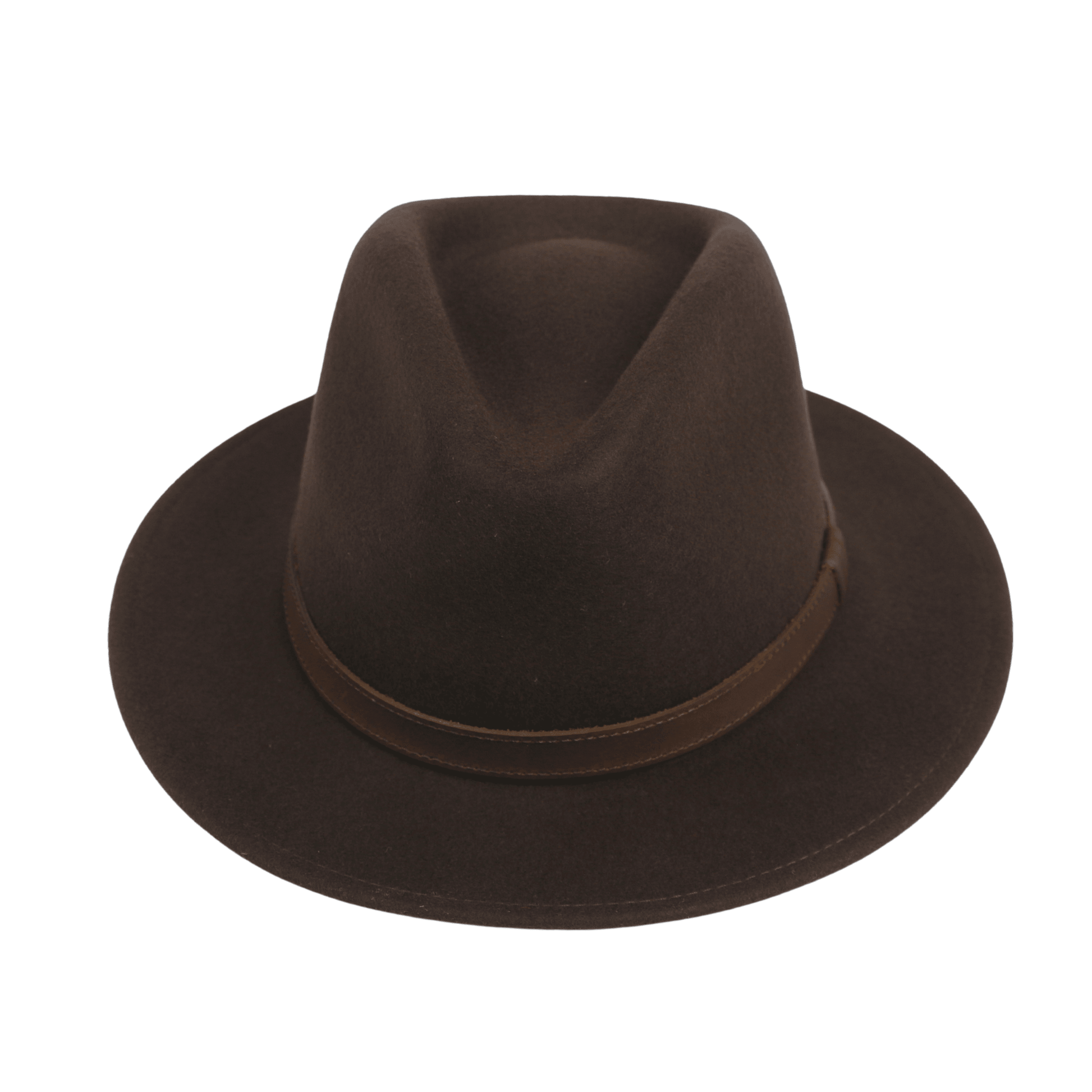 Wide Brim Classic Trilby Fedora Hat for Men & Women - hatsXcaps