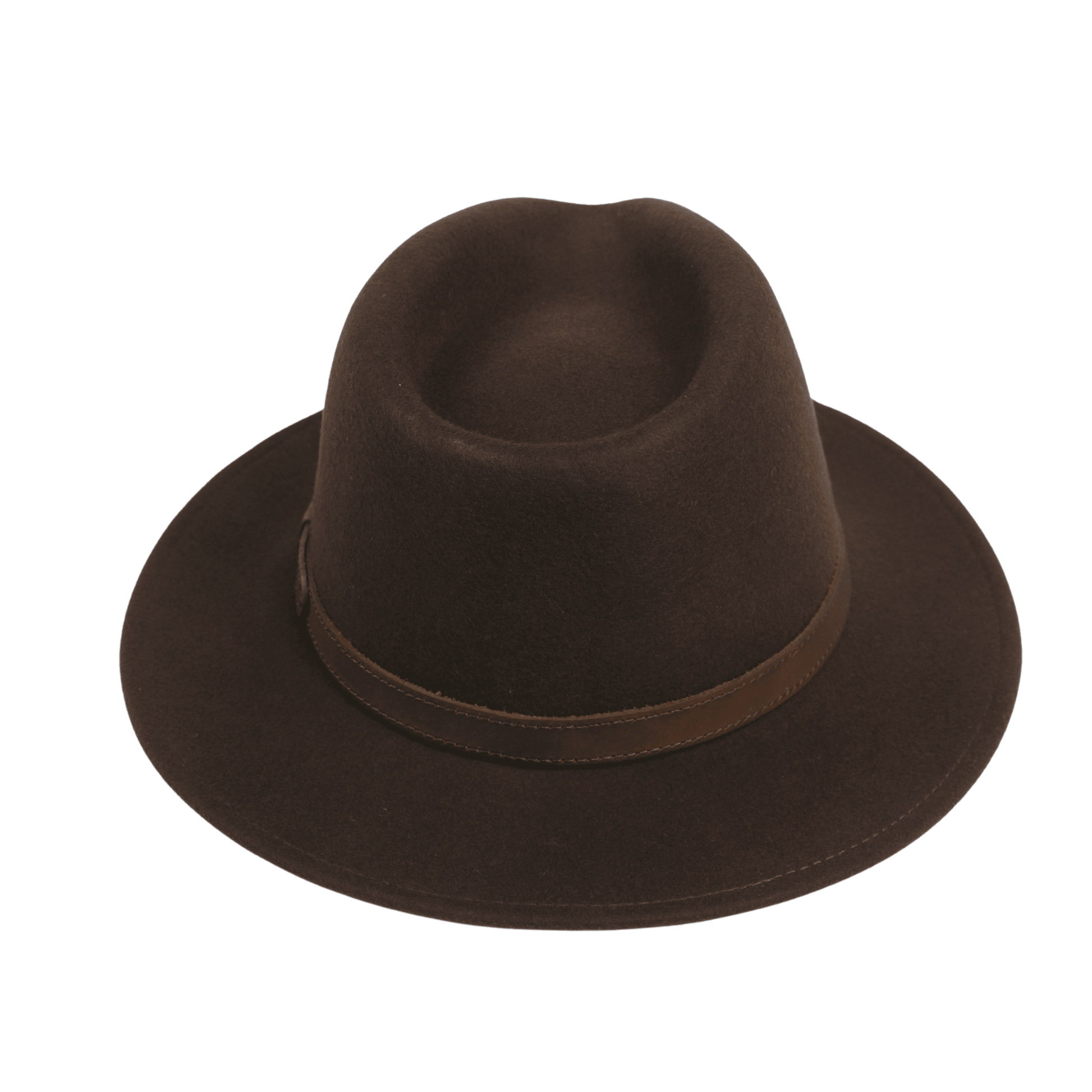 Wide Brim Classic Trilby Fedora Hat for Men & Women - hatsXcaps