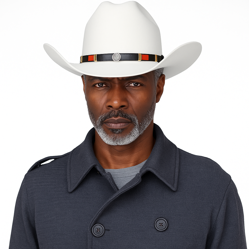 Premium Felt Cowboy Wide Brim Hat - hatsXcaps