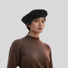 Classic Military Wool Beret for Men and Women - hatsXcaps