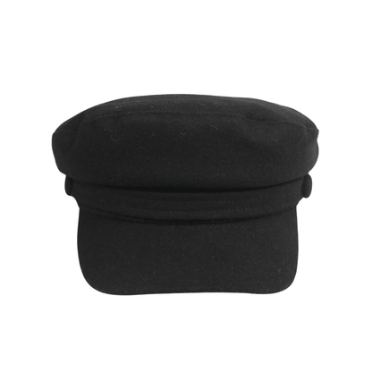 Elegant Wool Fiddler Cap for Women – Classic Style Meets Modern Charm - hatsXcaps