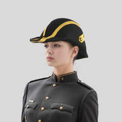 Handmade 100% Wool Felt Military Naval Hat - hatsXcaps
