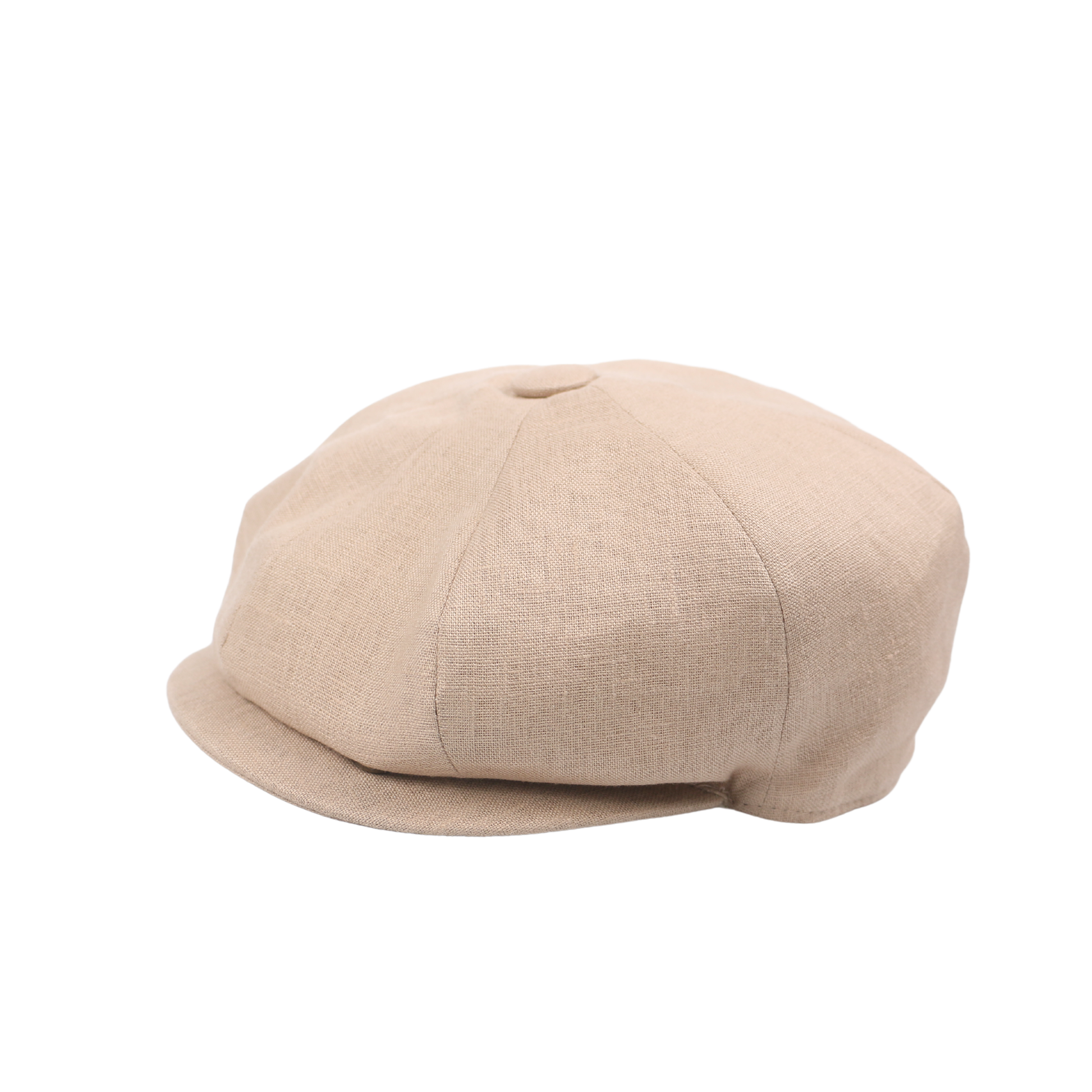 Newsboy Caps 100% Linen Plain Baker Boy Men's Flat Cap - hatsXcaps