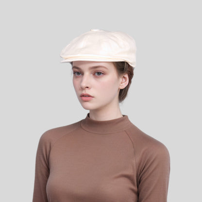 Newsboy Caps 100% Linen Plain Baker Boy Men's Flat Cap - hatsXcaps