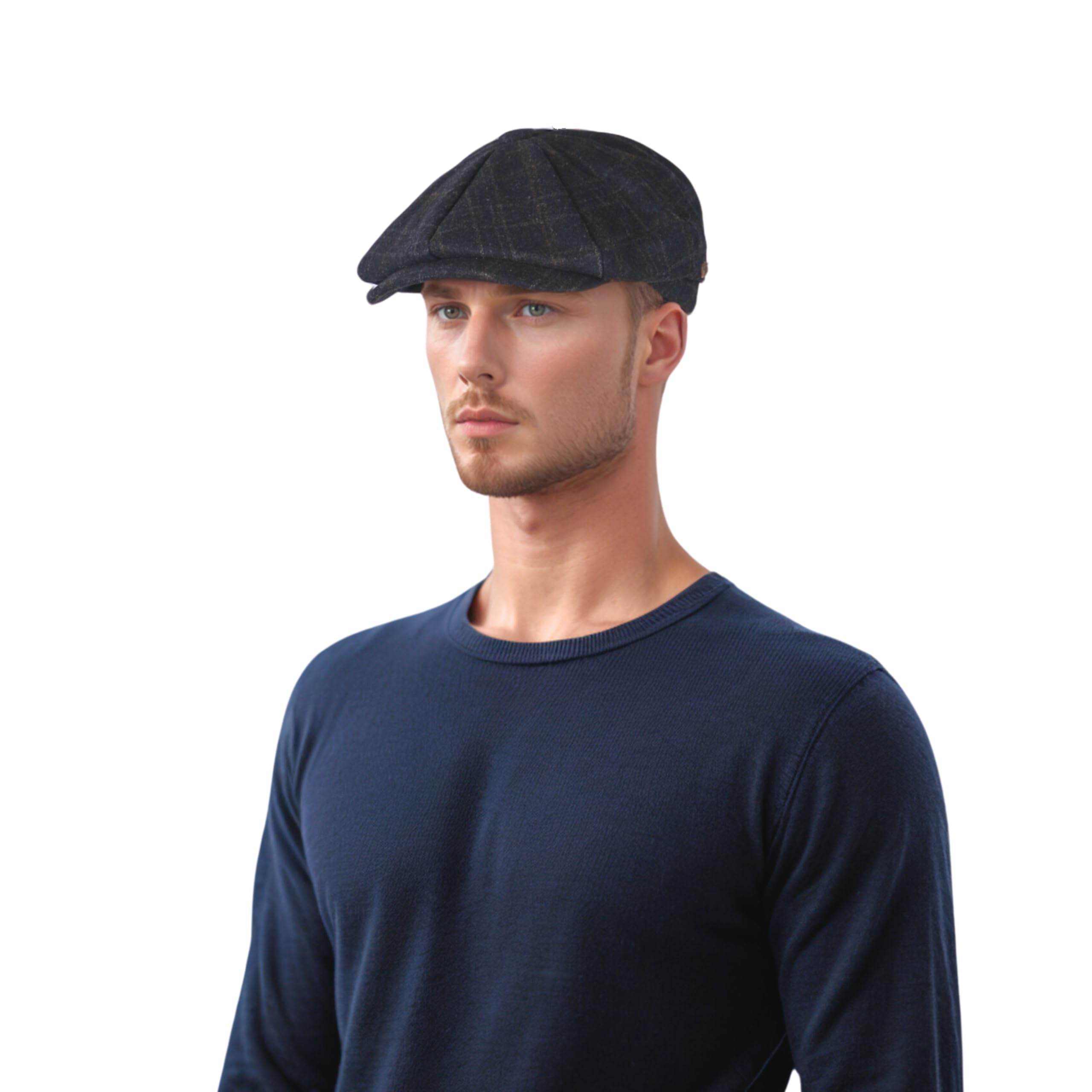 Vintage Gatsby 8-Panel Baker Boy Hat for Men & Women - hatsXcaps